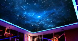 Натяжной потолок звездное небо Сарапул, цена от 5190 руб.