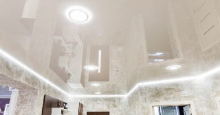 Натяжной ПВХ потолок Сарапул, цена от 2084 руб.